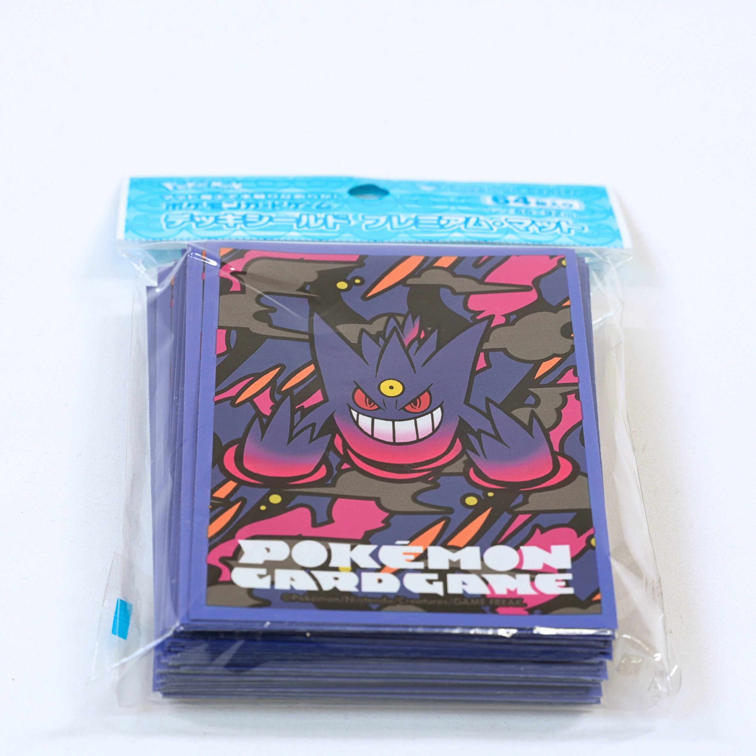 gengar pokemon card sleeves Pokémon Mega Premium Matte 64 u Card Compartment Size:30 mm - 1.18 