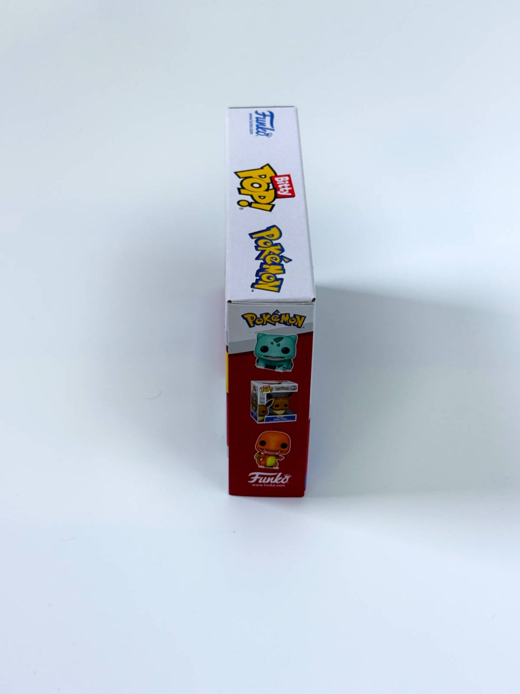 Funko Bitty Pop Pokémon mini figures vista lateral del packaging