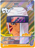 Carta Baki 081/130 Holo Common Naruto Mythos TCG Konoha Shido 1st Edition