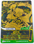 Carta Jiraiya Toad Mouth Trap 132/130 Secret Naruto Mythos TCG Konoha Shido