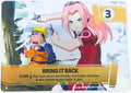 Carta Bring It Back MSS03 Mission Naruto Mythos TCG Konoha Shido 1st Edition