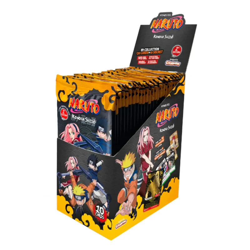 Naruto Mythos TCG – Konoha Shido First Set 2nd Edition Booster Box 24 Sobres (Inglés)