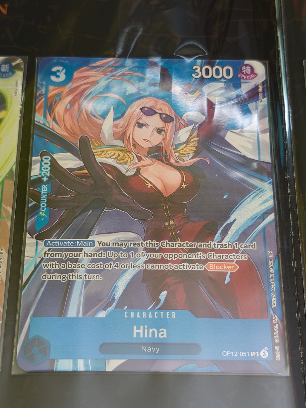 Carta Hina de One Piece Card Game incluida en Premium Card Collection Best Selection Vol.5.