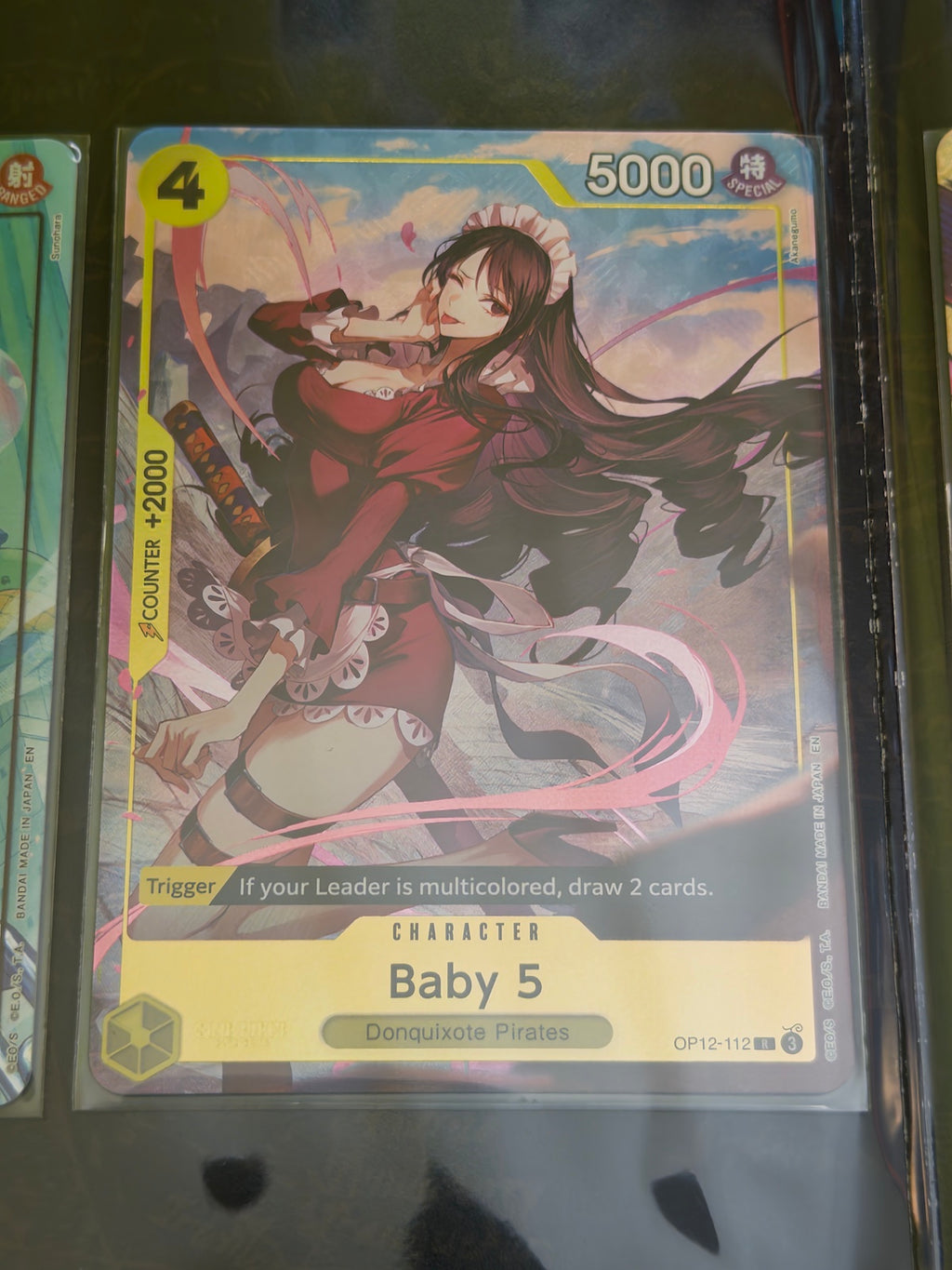 Carta Baby 5 de One Piece Card Game incluida en Premium Card Collection Best Selection Vol.5.