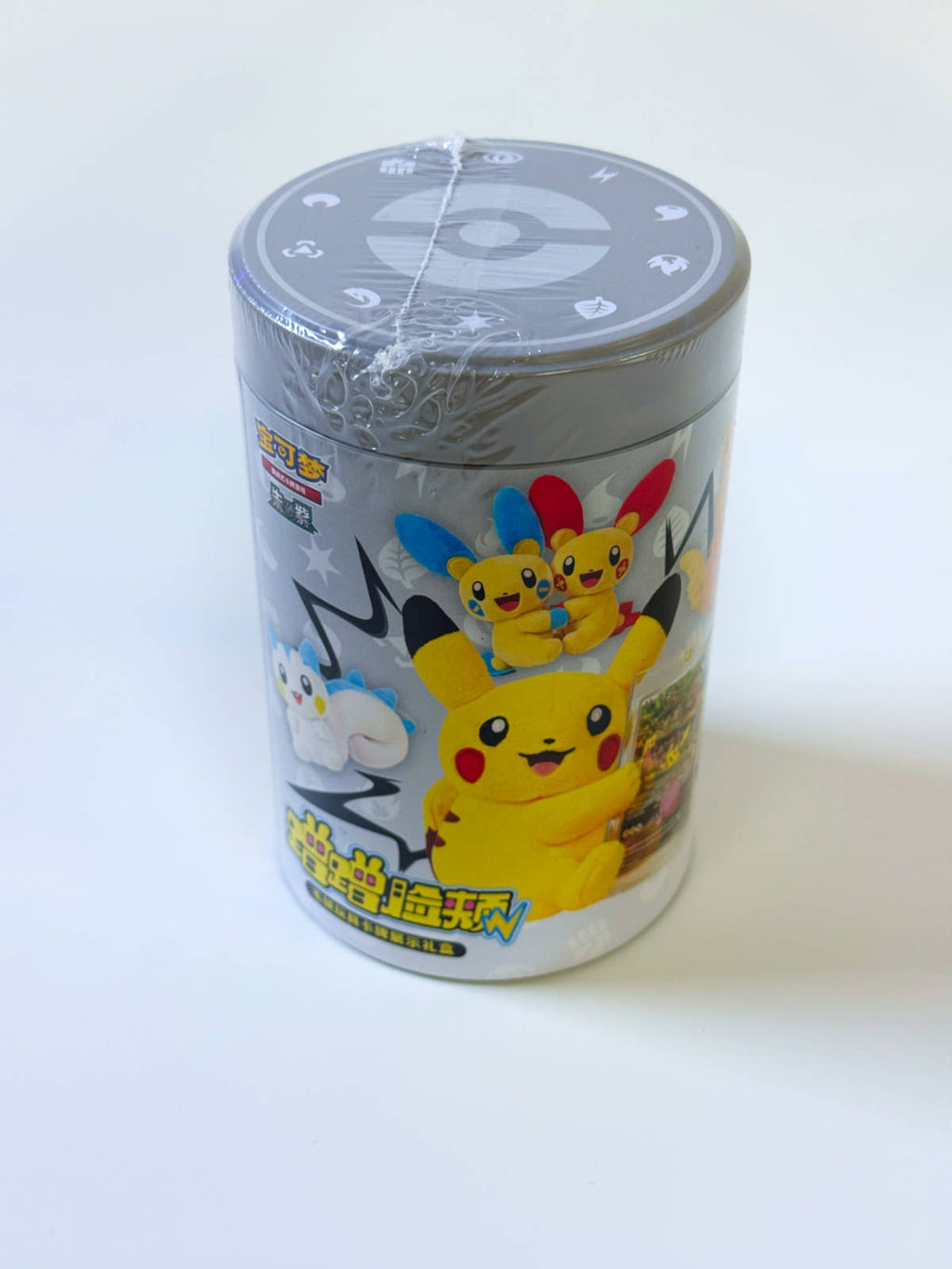 Pokémon Electric Plush Blind Box Tin Chinese (ZH) vista frontal del producto